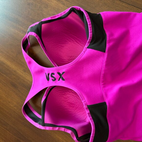 Victoria's Secret VSX Women's Purple Athletic Top Padded Cups Racerback Size 36C - Picture 10 of 15